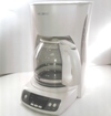 MR COFFEE White 12-Cup Programmable Coffee Maker