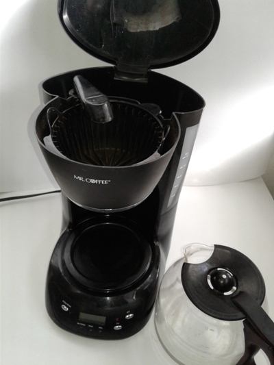 MR COFFEE Black 12-Cup Programmable Coffee Maker