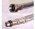 Faucet Stainless Steel Braided Water Hose 3/8" x 20" Long 