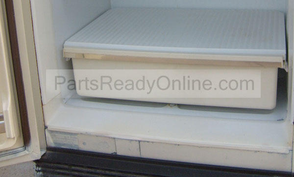 GE Refrigerator Pan Shelf 24.25x15.75x1.75 for 14 cu ft Top-mount Refrigerators