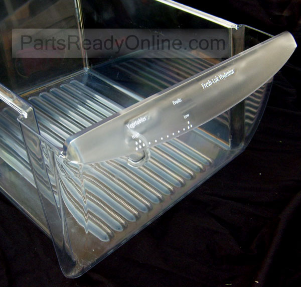 Frigidaire 240351000 Refrigerator Fresh Lok Hydrator Pan Crisper Drawer and Humidity Control