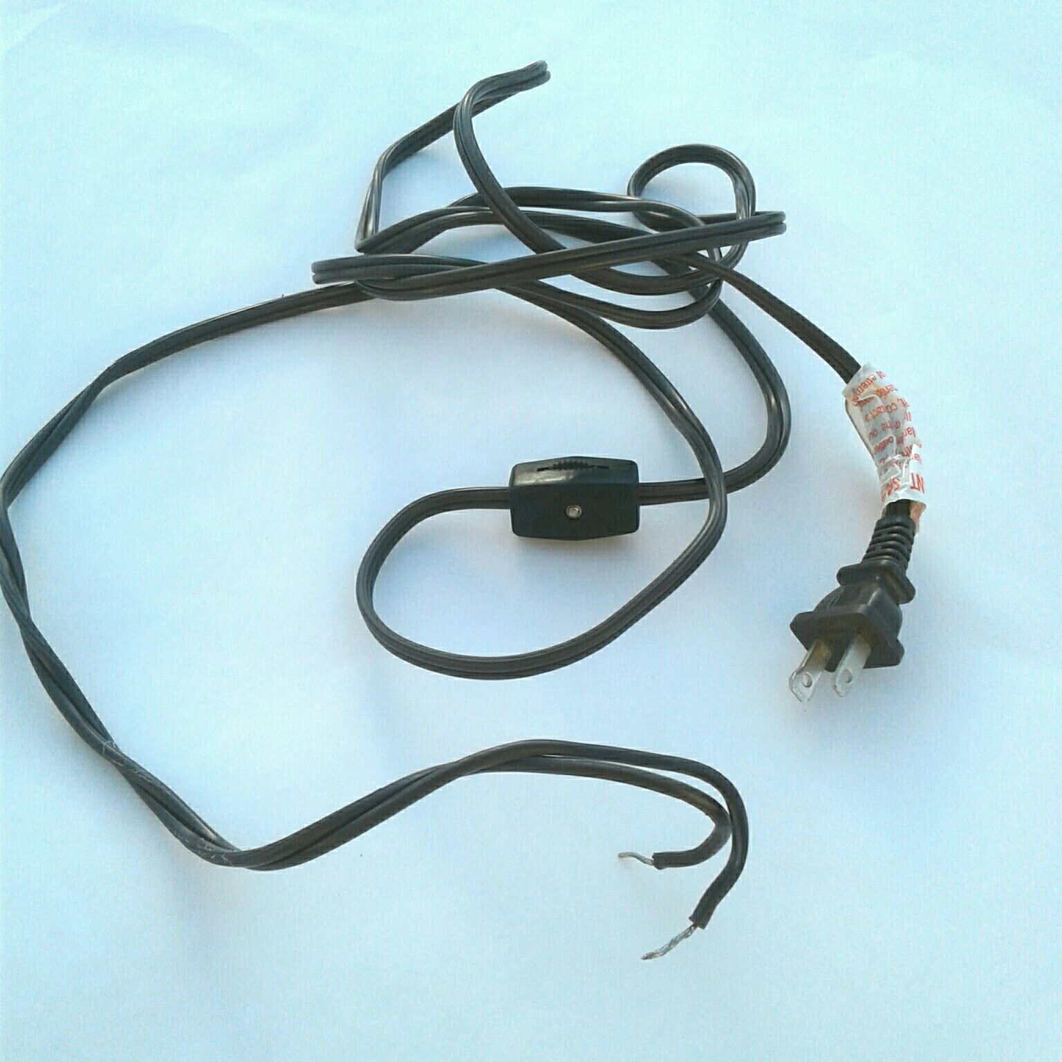 Lamp Electric Cord with Inline On Off Switch