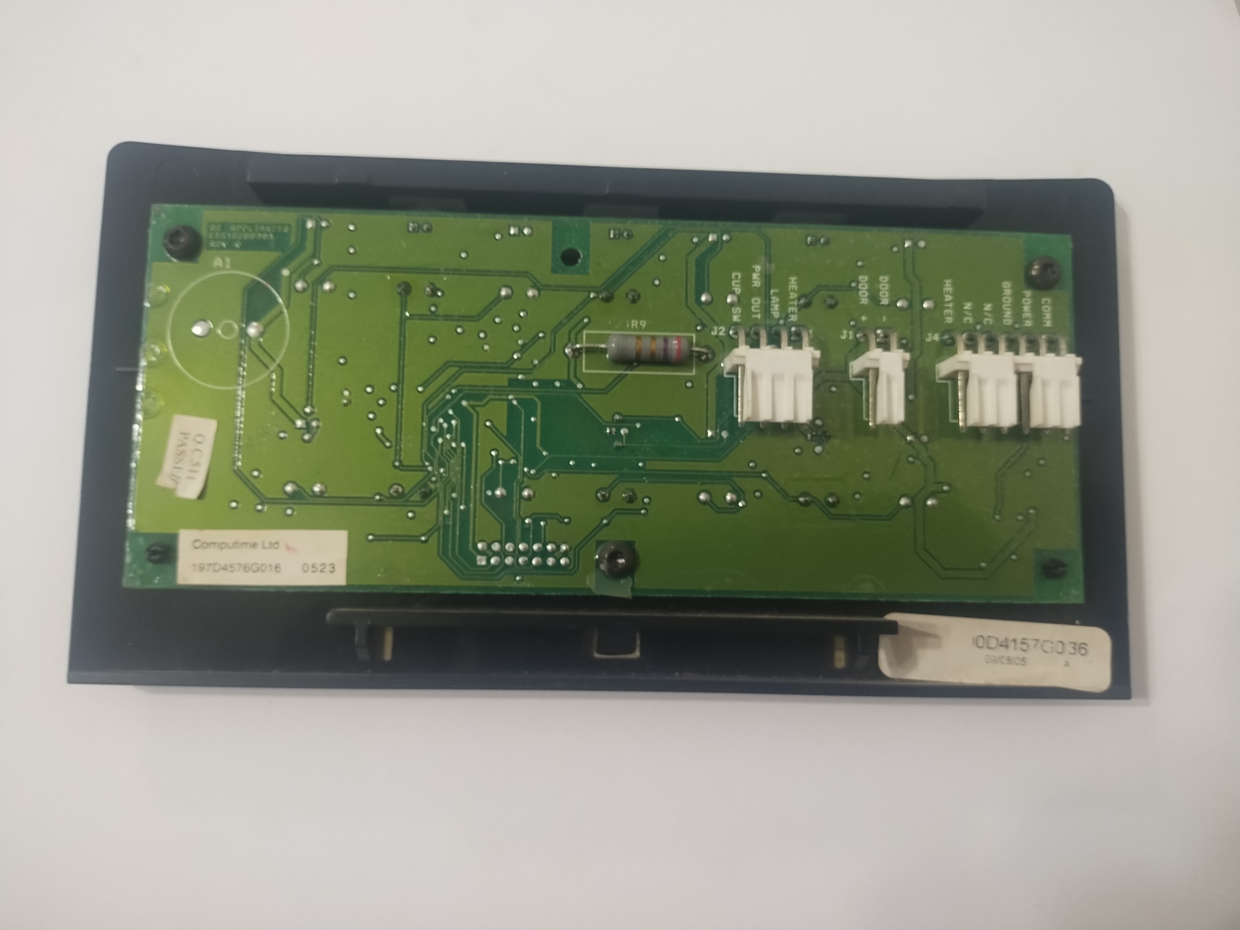 GE Freezer Door Board and Display Assembly Black WR55X10517 197D4576G016