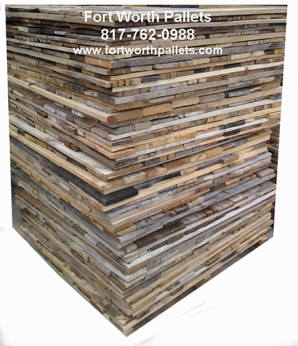 Wall-Covering 28-inch Reclaimed Pallet Boards