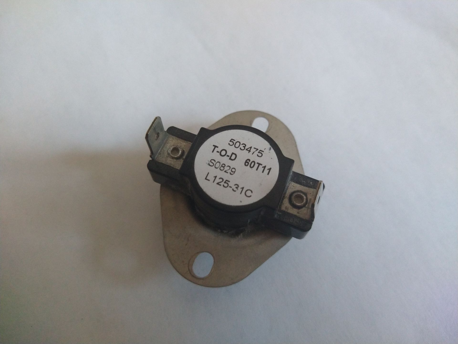 LG Dryer Thermostat 503475  L125-31C