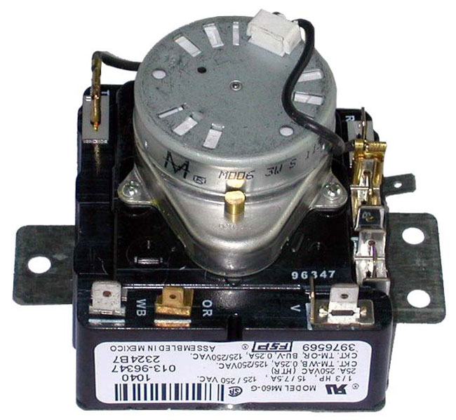 Whirlpool Dryer Timer 3393934D – Replaces 3393934, 3976569, WP3976569 – Free Same Day Ship