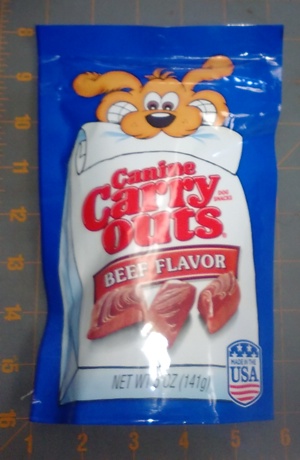 Canine Carry Outs Dog Snacks Beef Flavor