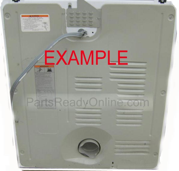 Dryer Rear Panel Whirlpool, Roper, Kenmore Dryer Back Cover 28" W x 32" H from Whirlpool Model LER4634EQ0