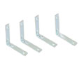Stanley Corner Braces (Pack of 4) 2-1/2"/ 63 mm 30-3490 Zinc Plated