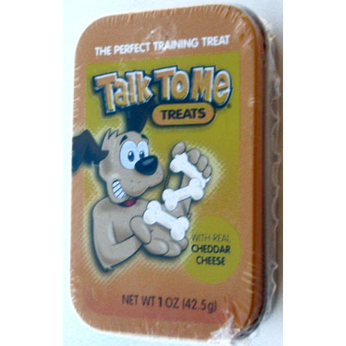 Talk To Me Doggie Treats with Real Cheddar Cheese 1oz