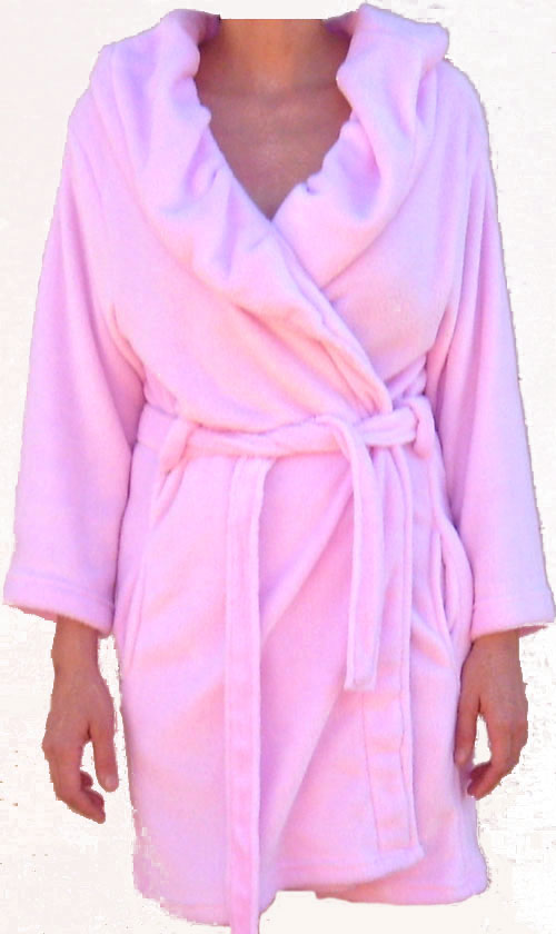 Womens Luxury Pink Robe (SMALL MEDIUM)