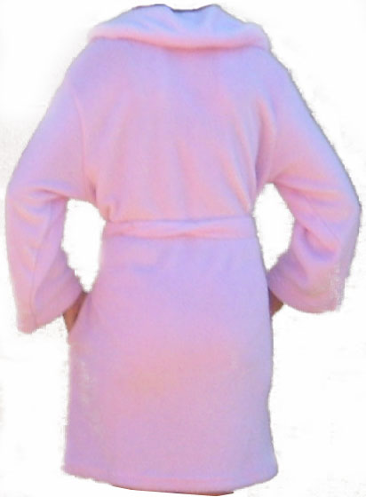 Womens Luxury Pink Robe (SMALL MEDIUM)